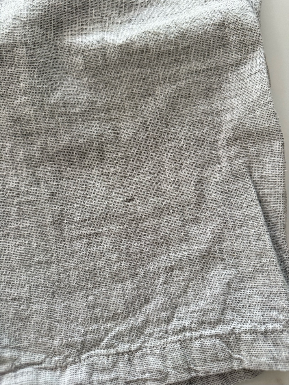 Goodfellow & Co Light Gray Linen Blend Men’s Shorts Size 40, 7” Inseam - Picture 4 of 7